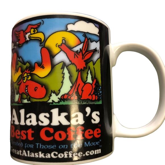 Alaska’s Best Coffee Mug, Great Alaska Coffee Cup, Funny Comical Coffee Mug - Picture 5 of 12